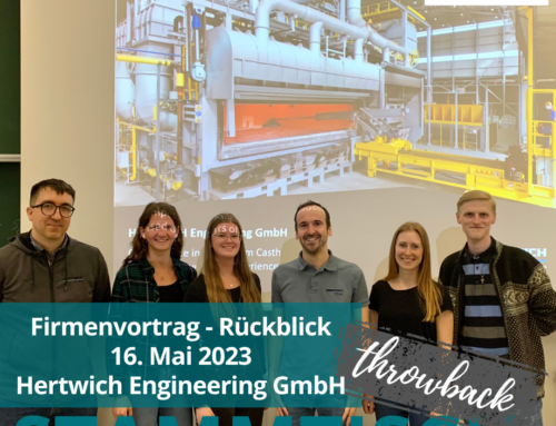STAMMTISCH throwback – Firmenvortrag der Hertwich Engineering GmbH