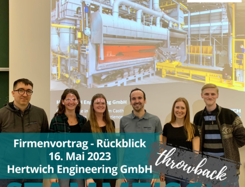 STAMMTISCH throwback- Firmenvortrag der Hertwich Engineering GmbH