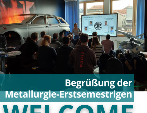 WELCOME.  Begrüßung unserer Erstsemestrigen